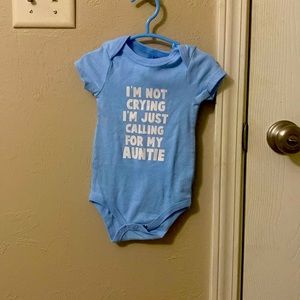 Auntie onesie